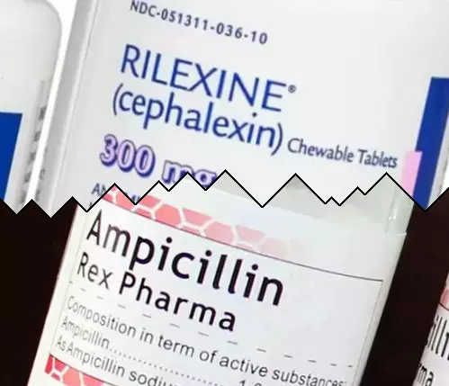 Cefalexina contra Ampicilina