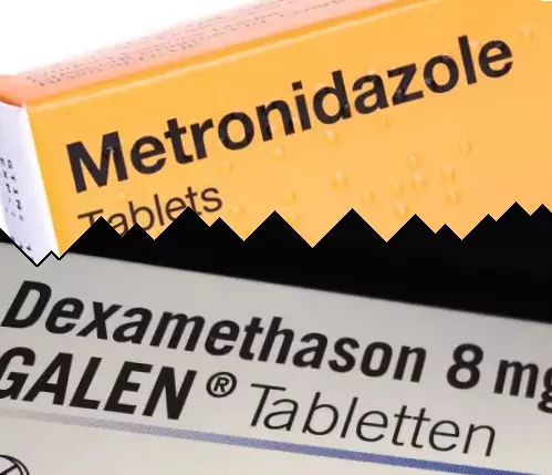 Metronidazol contra Dexametasona